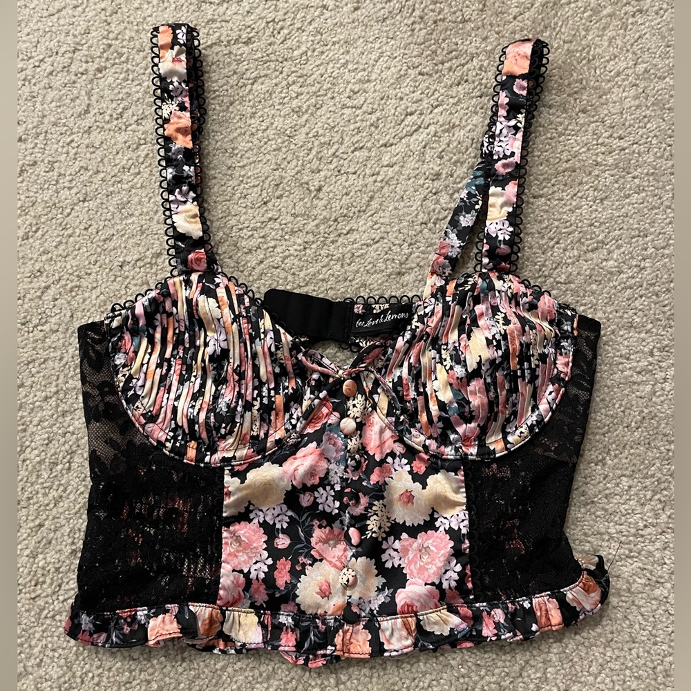 For Love and Lemons Corset Bustier top
